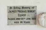 EGNER James Michael Robert -1965