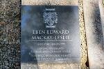 LESLIE Eben Edward, MACKAY 1928-1999