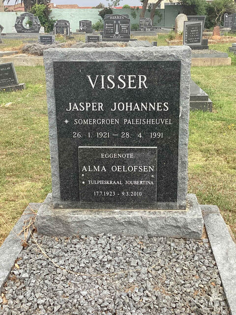 VISSER Jasper Johannes 1921-1991 & Alma OELOFSEN 1923-2010