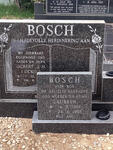 BOSCH Ockert J.H. 1922-1993 & Laureen 1922-1985