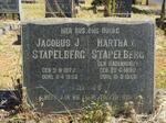 STAPELBERG Jacobus J. 1872-1953 & Martha C. BADENHORST 1882-1959
