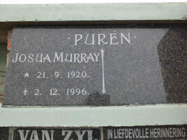 PUREN Josua Murray 1920-1996