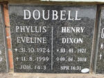 DOUBELL Henry Dixon 1921-2018 & Phyllis Eveline 1924-1999