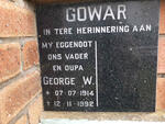 GOWAR George W. 1914-1992