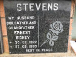 STEVENS Ernest Sidney 1922-1993