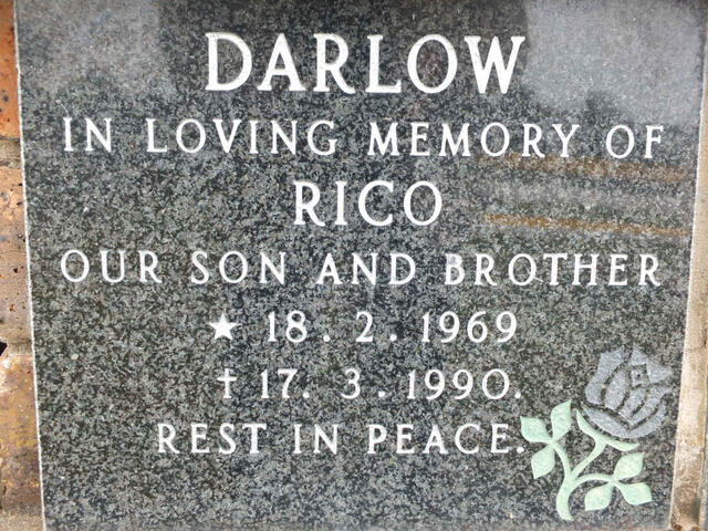 DARLOW Rico 1969-1990