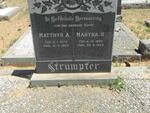 STRUMPFER Matthys A. 1879-1952 & Martha S. 1889-1953