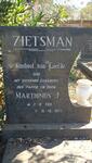 ZIETSMAN Marthinus J. 1910-1972