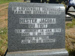 TOIT Hester Jacoba, du nee JOUBERT 1878-1962