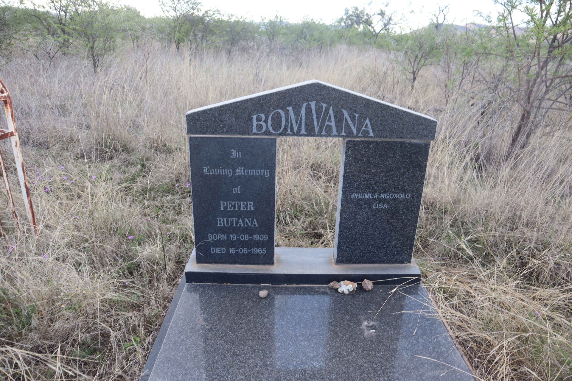 BOMVANA Peter Butana 1909-1965