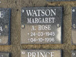 WATSON Margaret A. Rose 1945-1996