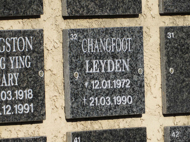 CHANGFOOT Leyden 1972-1990