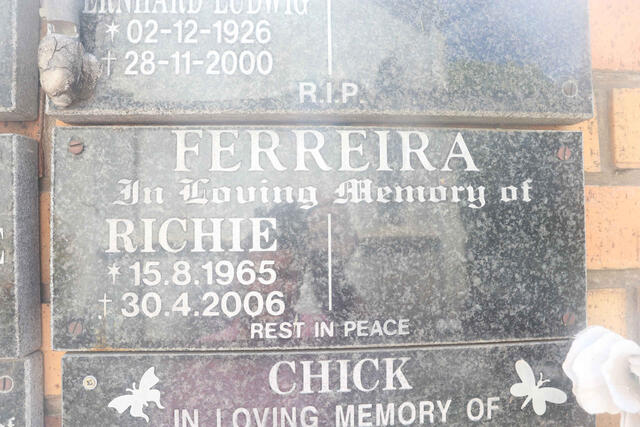 FERREIRA Richie 1965-2006