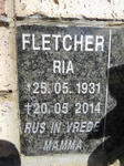 FLETCHER Ria 1931-2014