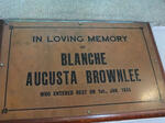 BROWNLEE Blanche Augusta -1936