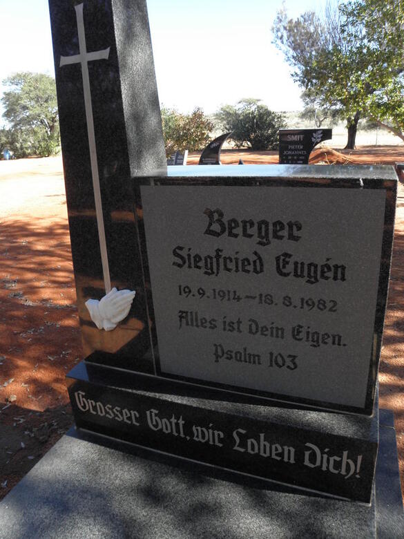 BERGER Siegfried Eugén 1914-1982