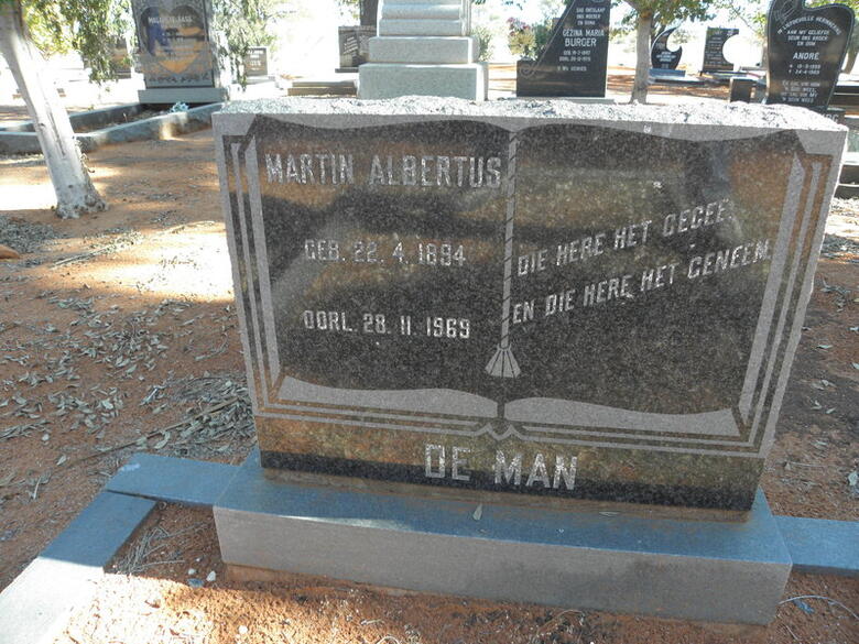 MAN Martin Albertus, de 1894-1969