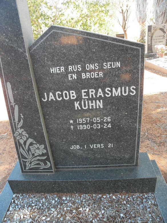 KUHN Jacob Erasmus 1957-1990