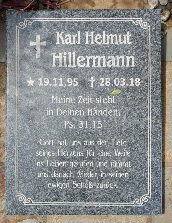 HILLERMANN Karl Helmut 1995-2018