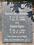 HOEPNER Kenneth John Drummond 1922-2008 & Daphne Agnes 1929-2018
