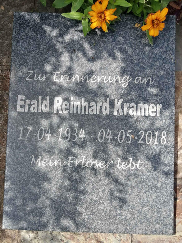 KRAMER Erald Reinhard 1934-2018