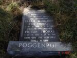 POGGENPOEL Sarah Margaret nee THOMAS 1918-1993 :: POGGENPOEL Phillip Thomas 1981-1981