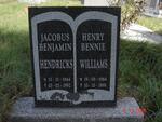 HENDRICKS Jacobus Benjamin 1944-1992 :: WILLIAMS Henry Bennie 1964-1999
