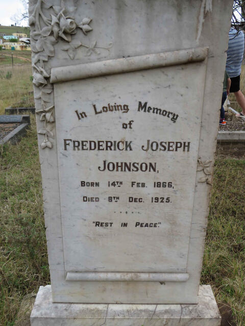 JOHNSON Frederick Joseph 1866-1925