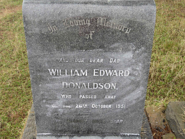 DONALDSON William Edward -1951