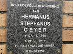 GEYER Hermanus Stephanus 1938-2017