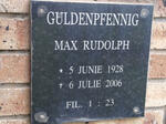GULDENPFENNIG Max Rudolph 1928-2006