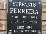 FERREIRA Stefanus 1934-2008