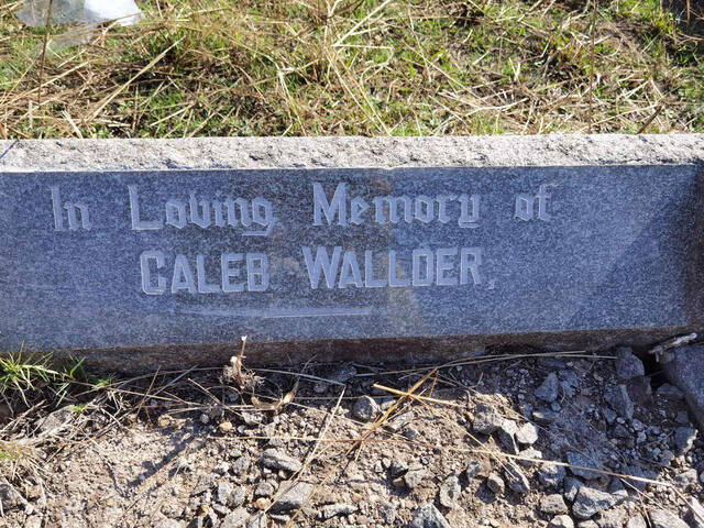 WALLDER Caleb