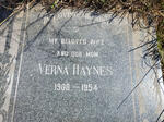 HAYNES Verna 1908-1954