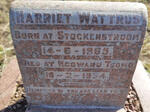 WATTRUS Harriet 1865-1934