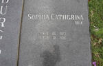 BURGER Christiaan Jacobus 1911-1996 & Sophia Catherina 1923-1996