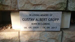 GROPP Gustav Albert 1939-2017
