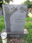 HEFER Isabella Johanna 1933-2011