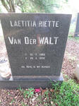 WALT Laetitia Riette, van der 1960-1976