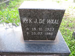 WAAL Ryk J., de 1923-1986