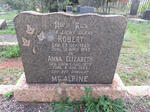 MC ALPHINE Robert 1860-1943 & Anna Elizabeth LOUW 1873-1958