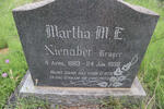KRUGER Martha M.E., NIENABER 1863-1938