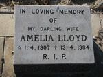 LLOYD Amelia 1907-1984