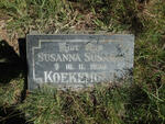 KOEKEMOER Susanna Susara 1938-1938