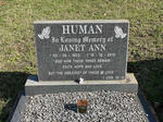 HUMAN Janet Ann 1953-2013