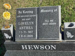 HEWSON Lovelyn Anthea 1957-2020