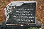 ROHM Theodore 1926-1986
