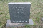 ASCHENHEIM Maria Gabriel Angela 1918-1990