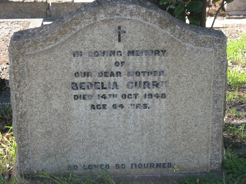 CURRY Bedelia -1948
