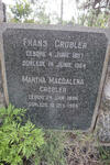 GROBLER Frans 1897-1964 & Martha Magdalena 1886-1964